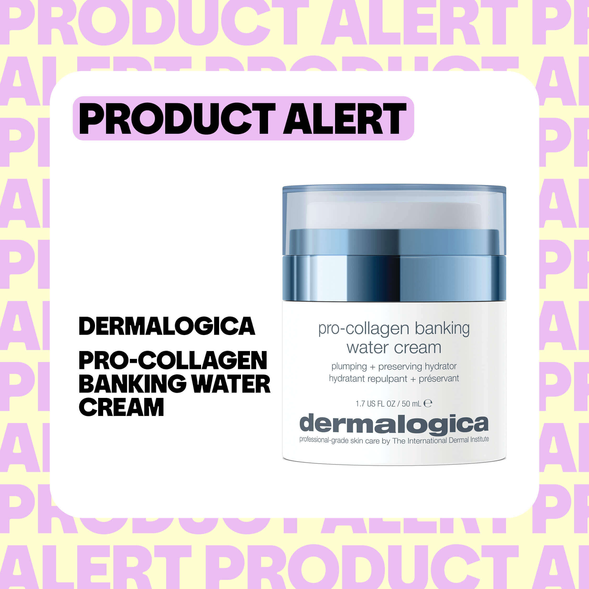 Dermalogica pro-collagen banking water cream
