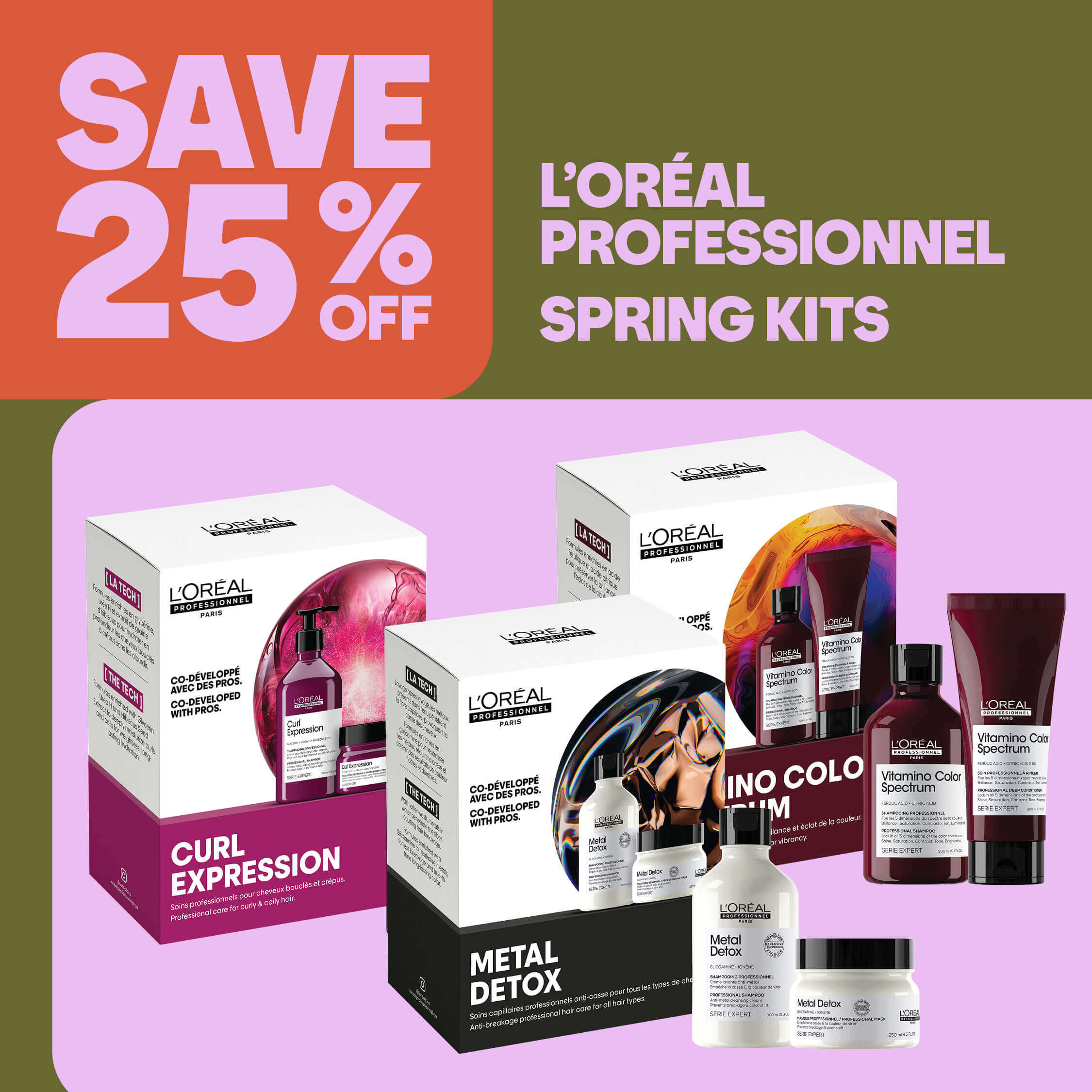 L'Oréal hair care kits on sale