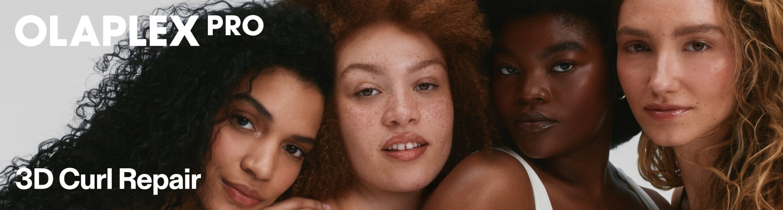 Diverse women showcasing curly hairstyles.
