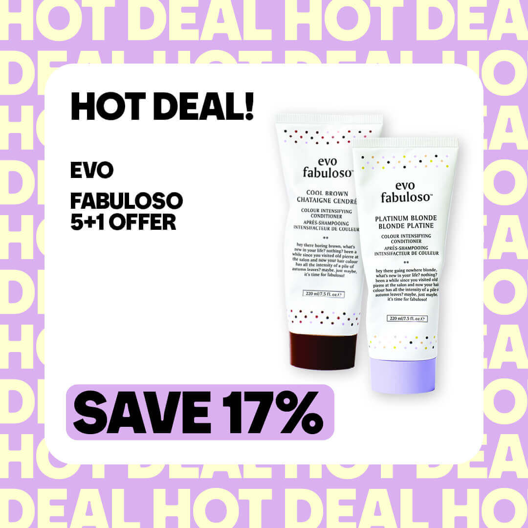Evo Fabuloso hair product promotion