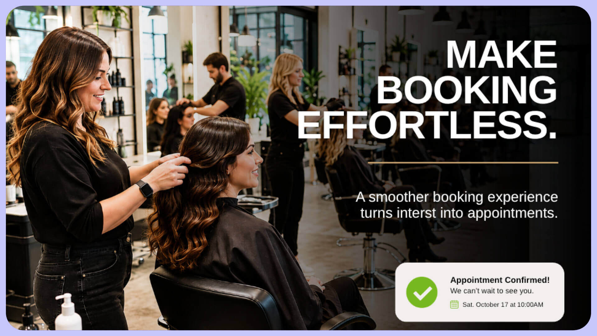make online booking effortless