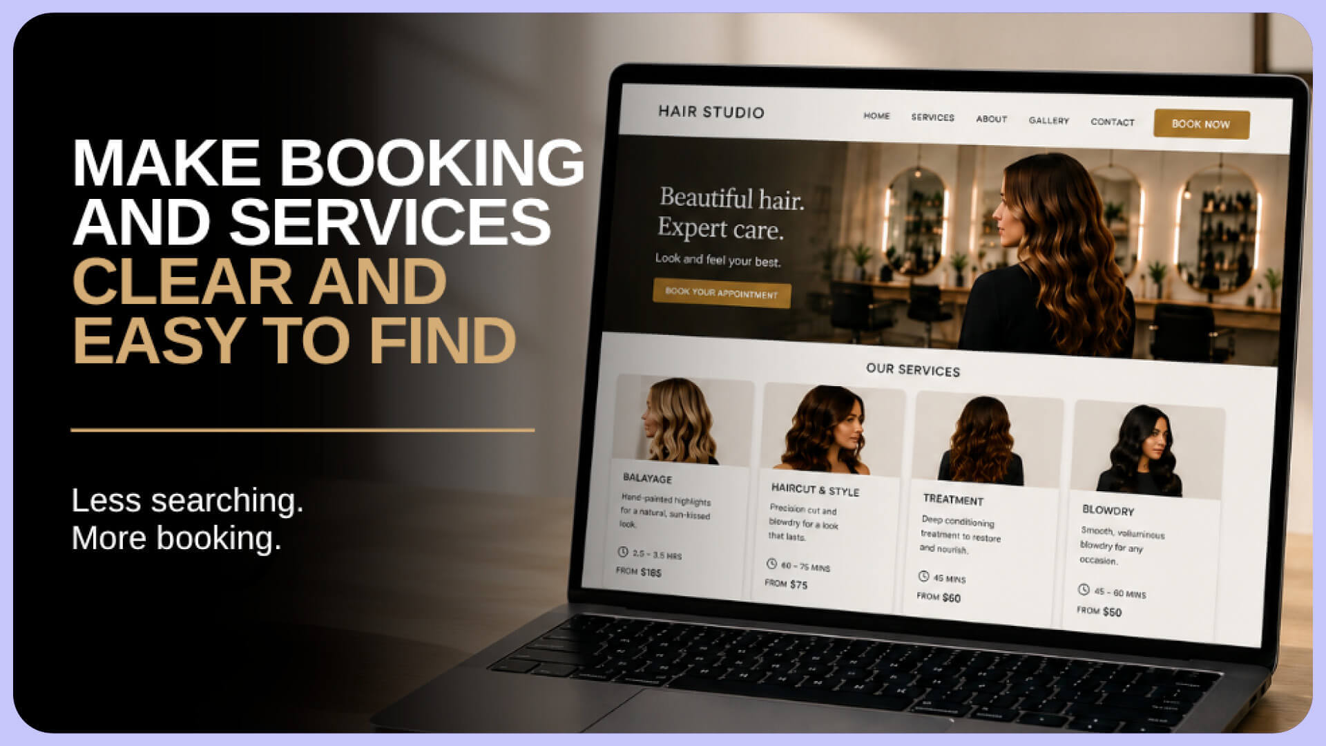make online booking easy