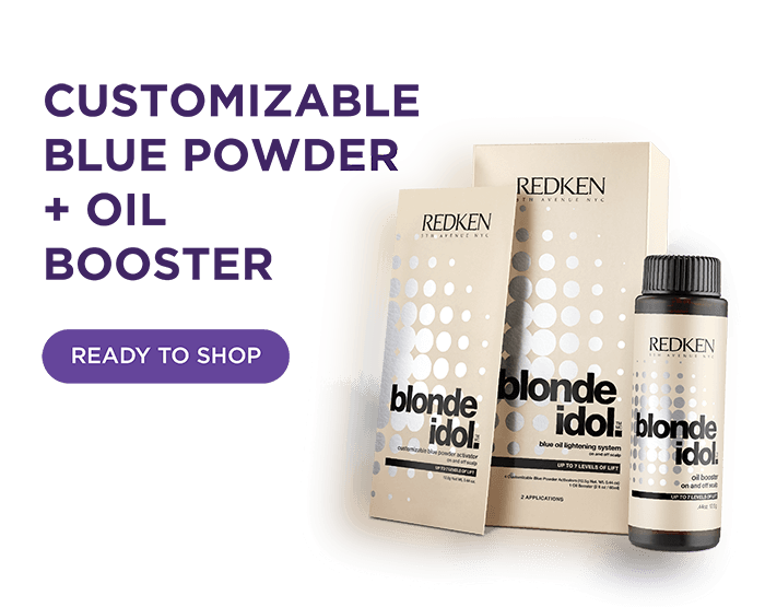 Redken blonde idol blue oil system