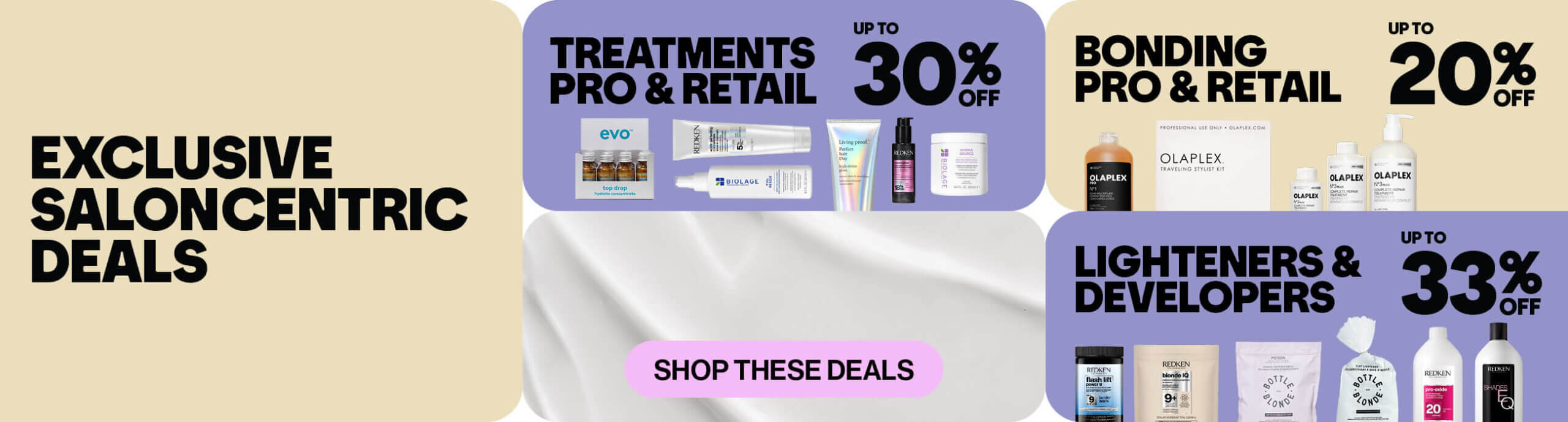 Exclusive salon product discounts and promotions