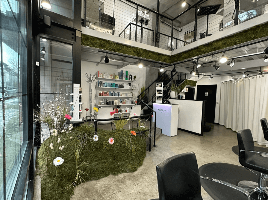 Salon brand identity in-salon experience