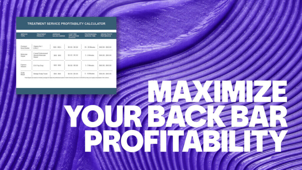 Treatment Menu - Maximize Your Back Bar Profitability